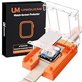 UniqueMe for Apple Watch Series SE/6/5/4 Screen Protector 44mm - 2 Pack [Strong Asorption] [Ceramic Film Not Glass] Bubble-Free Anti-Scratch HD Clear Cover Soft Film iWatch Easy Installation - Image 1