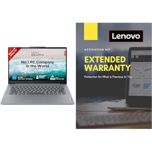 Image of Lenovo IdeaPad Slim 3, Intel Core i5-12450H, 12th Gen, 16GB RAM, 512GB SSD, FHD, 14 inch /35.5cm, Windows 11, MS Office 1 Year Extended Warranty with Onsite Service (5WS0K75657)