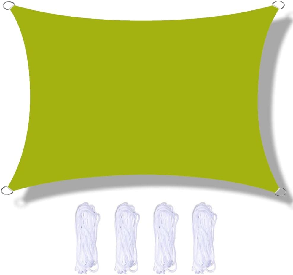 Voile d'ombrage rectangulaire 4x5m pour des repas frais en terrasse et au jardin