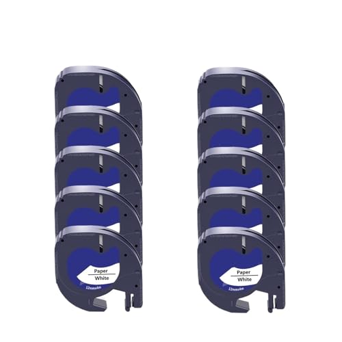 3/5/10PK �݊����x���e�[�v 91201 91200 12267 91202 91203 91204 91205 LT 12 �~�����[�g�� LT100H 200B �v�����^�p(10PK 91200 White)