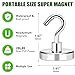 MIKEDE Magnetic Hooks, Strong Magnets Hooks Heavy Duty, Extra Strong Cruise Hook for Hanging, Industrial Metal Refrigerator Hooks for Cruise Cabins, Fridge, Kitchen, Grill-12 Pack-18 Pack 170lbs