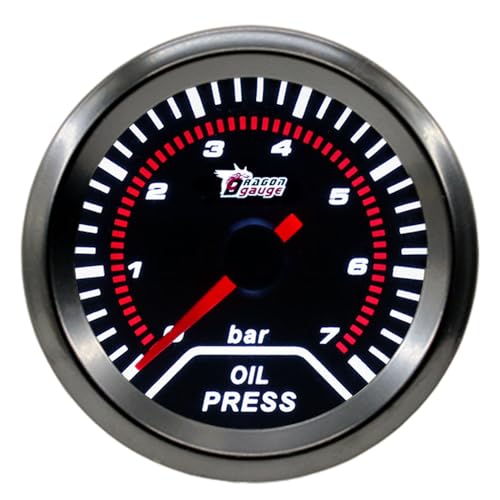 Manomètre de pression d'huile 52mm : évitez les pannes de lubrification moteur
