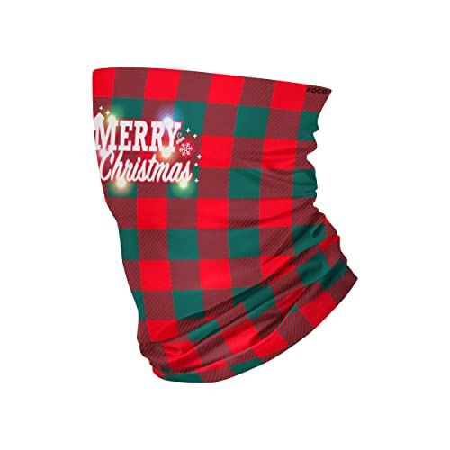 FOCO Merry Christmas Light Up Gaiter Scarf