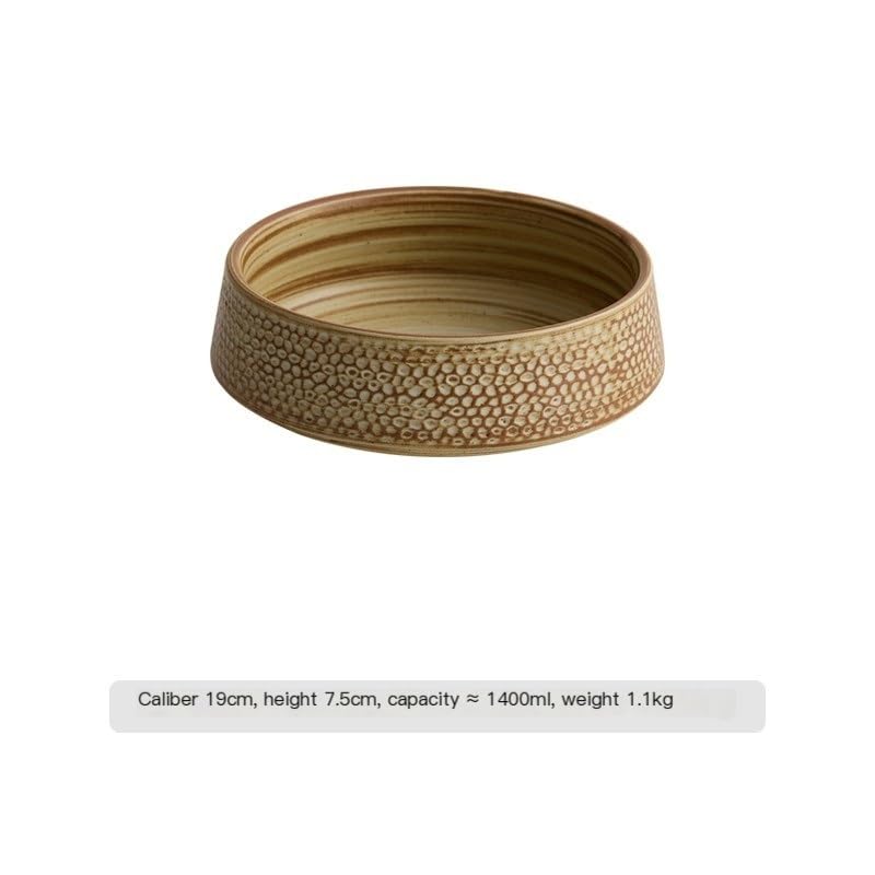 Insalatiera Ciotola cinese retrò Ciotola for insalata domestica Ciotola for farina d'avena for ristorante Ciotola for ramen creativa Forniture Per La Cucina(M)