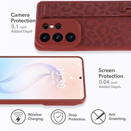 Image of Compatible with Samsung Galaxy S26 Ultra Case with Strap Wrist
