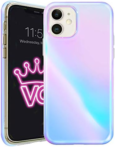 Velvet Caviar Compatible with iPhone 11 Case - Iridescent Holographic Color Changing - Cool Reflective Phone Cover for Girls Men (Nebula)