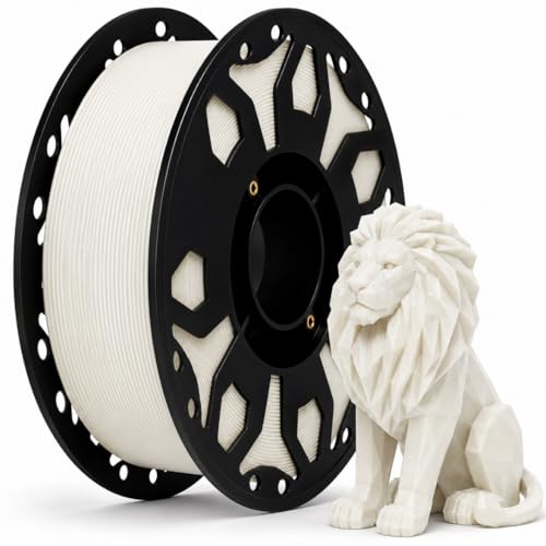 Image of FILAMONT PLA+ 3D Printer Filament 1.75mm, High Strength & Low Warp Printing Material, Dimensional Accuracy ±0.02mm, Vacuum Sealed with Desiccant, 1kg Spool (Natural)