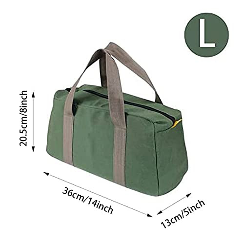 Tool Bags,14-Inch Tool Bag Organiser,36×13×20.5cm Heavy Duty Tool Bags, Wide Open Mouth Tool Storage Bag, Muti-Purpose Small Tool Bag, Plumbing Tools Bag, Electrician Tote Bag, Tools Gift for Men (L) 2 Tool Bags,14-Inch Tool Bag Organiser,36×13×20.5cm Heavy Duty Tool Bags, Wide Open Mouth Tool Storage Bag, Muti-Purpose Small Tool Bag, Plumbing Tools Bag, Electrician Tote Bag, Tools Gift for Men (L) - Image 2