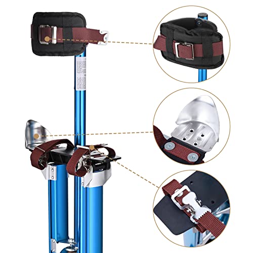 24" To 40"Adjustable Painting Drywall Stilts Aluminum Blue With Minor Assembly #TOP5