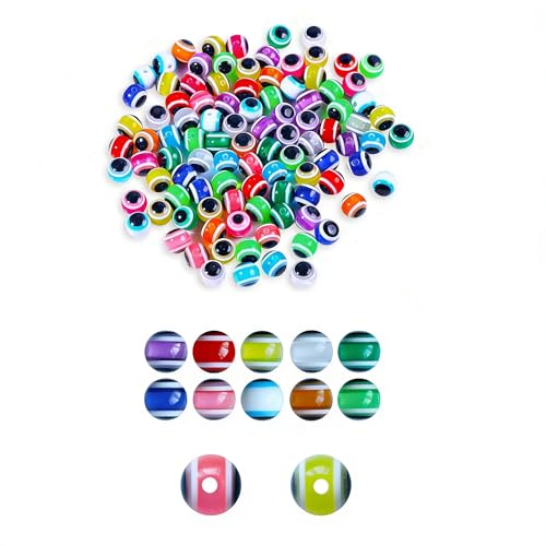 Kit de 200 Cuentas de Ojo para Pesca, Plástico Colores Mixtos miniatura 1