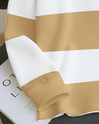 Image of Mens Stylish Half Zip Tshirt, Texture Striped Casual T-Shirt for Men, Formal Collared Neck Full Sleeves T-Shirt for Boys