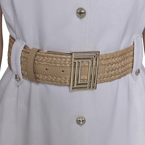 Image of Karl Lagerfeld Women's Light Collared Short Sleeve Midi Dress