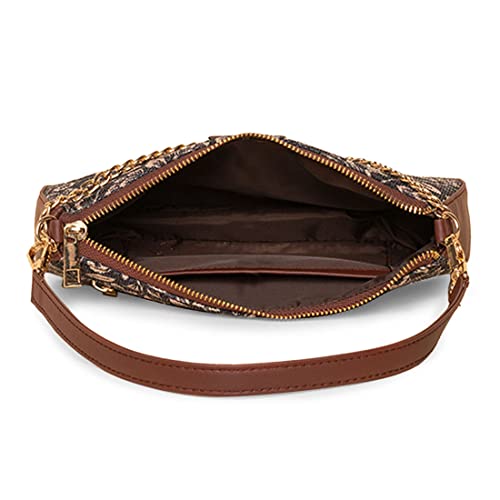 Buy ZOUK Floral Printed Women's Handcrafted Vegan Leather Black Casual