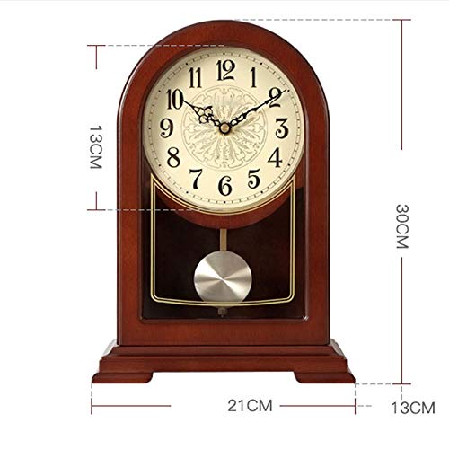 Reloj de escritorio que soluciona paredes vacías dando vida con madera 3