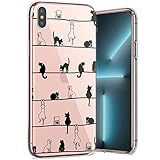 Calidad Superior: Esta funda iphone está hecha de material de silicona de alto grado que te proporciona una mayor durabilidad y resistencia. La funda iPhone X / iPhone XS silicona es flexible y transparente, con cortes precisos para brindarte un acceso sin restricciones a todos los botones.