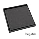 PUF PLEGABLE POLIESTER GRIS OSCURO ALMACENAJE_38X38X38CM