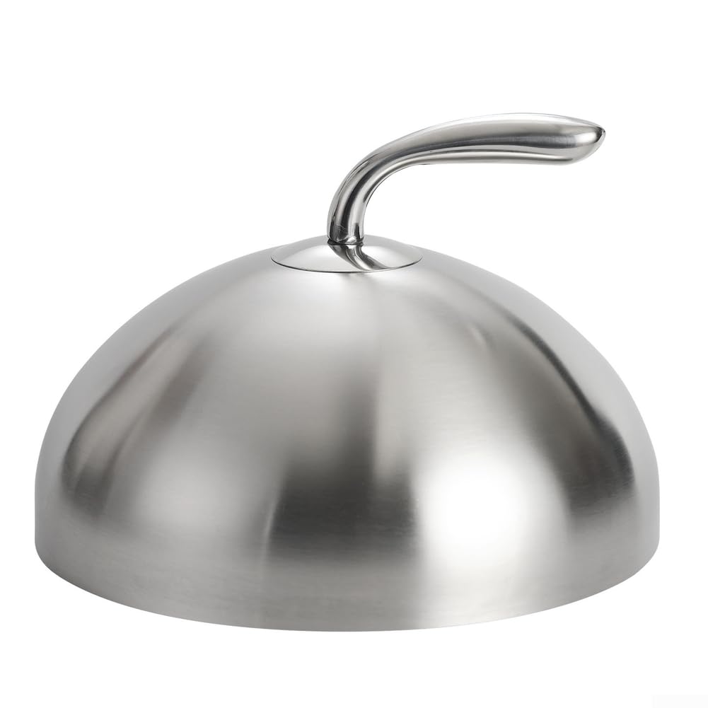 Tapa redonda de acero inoxidable Zoegneer de 28 cm que retiene el calor al cocinar