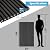 Art3d 2-Pack 48" x 24" Acoustic Wood Panels for Wall, Soundproof Wood Slat Panel for Wall and Ceiling, 3D Fluted Sound Absorbing Paneling for Interior Wall Decor, Living Room, Bedroom - Blackwood