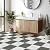 AKOLAFE 40 Sheet Vinyl Flooring 12x12 Peel and Stick Floor Tile Waterproof Clearance Vinyl Floor Tiles White & Grey Marble Self Adhesive Floor Tiles Sticky Laminate Flooring for Bathroom Kitchen RV