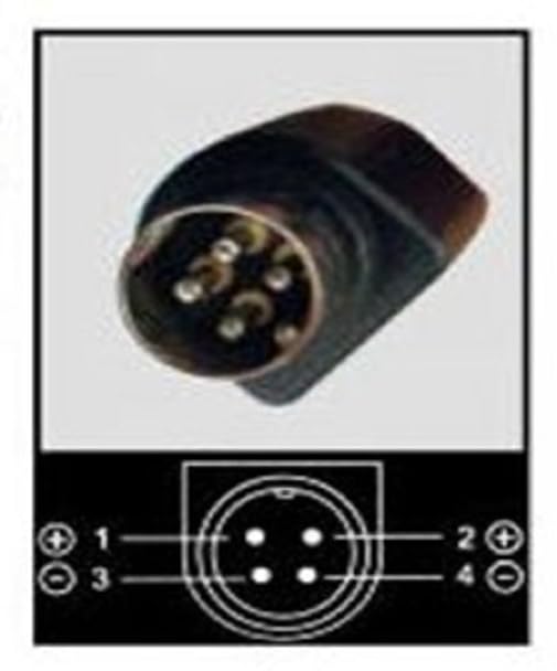 CWT 2AAL090F Adaptateur secteur avec fiche de sortie DIN 4 broches 12 V 7,5 A (90 W)