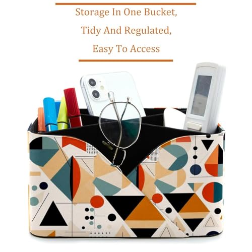 Porte-stylos rectangulaire géométrique pour bureau