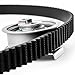 uxcell HTD5M-290 Rubber Timing Belt 58 Teeth Closed Loop Pulley Timing Belt 15mm Width, 290mm Pitch Length Synchronous Belt