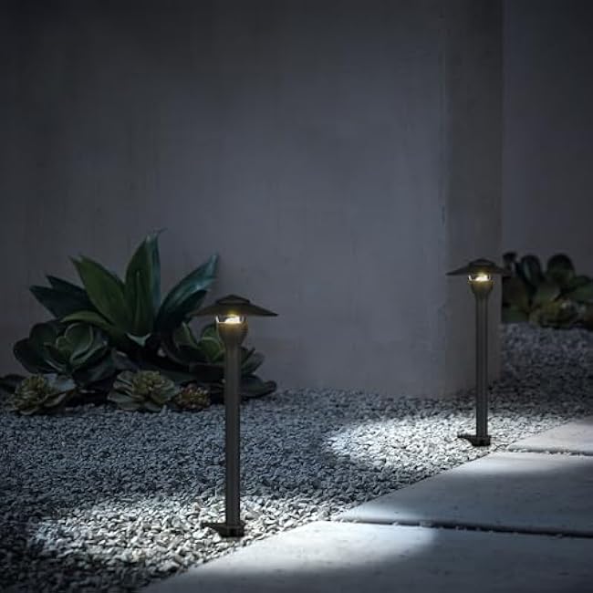 Low Voltage Pathway Lights LED Landscape Lights 4.5W 3000K Warm White Cast-Aluminum