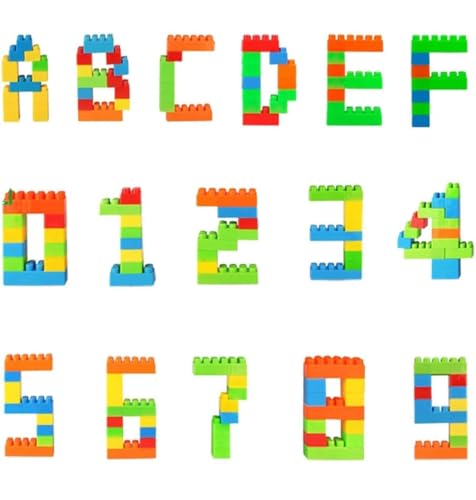 Image of ENVOLO MART Plastic Building Blocks for Kids Building Blocks Toy for Kids Puzzle Games for Kid,Toys for Children Educational & Learning Toy for Kid,Girls & Boys 60 Pieces