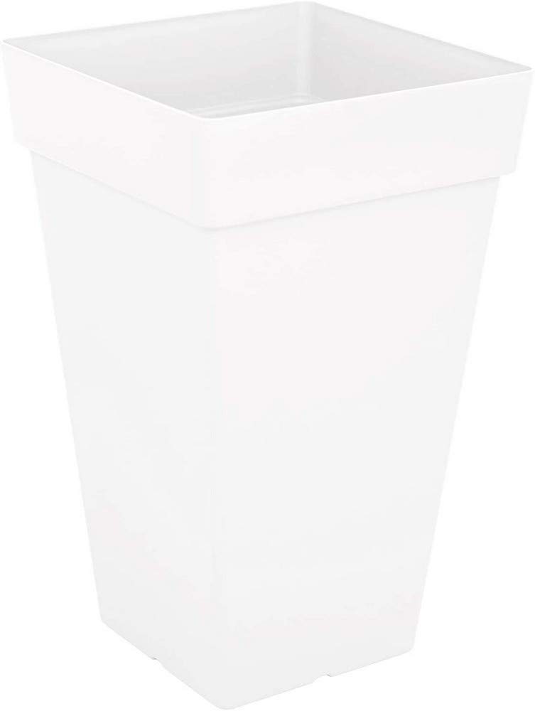 Artevasi Vaso Alto Quadrato, Capri 50 cm, Bianco