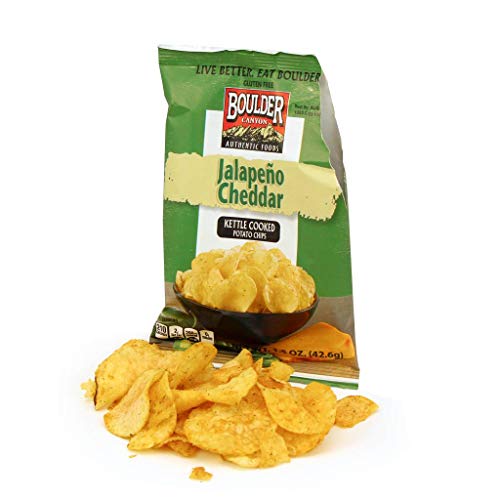 Image of Boulder Canyon Potato Chips - Jalapeno Cheddar (Pack of 55)