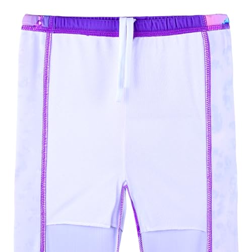 Image of TFJH E Girls Two Piece Swimsuit Long Sleeve Rash Guard Ages 3-12 | UPF 50+ sun protection, breathable , lightweight long sleeve swimsuit, full coverage, pool beach vacation, water park