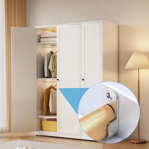 8 Stück Kleiderstange Halterung, Kleiderstangenhalter Metall, Schrankrohrlager Oval Kleiderstange Schrank Halterung, Garderobenrohrhalterung, Schrankhalterung für Stangen, mit Schrauben