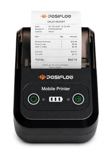 SHREYANS Mini Mobile Receipt Printer, Compact Portable Design for On-the-Go Printing (58mm Bill Smart (588))