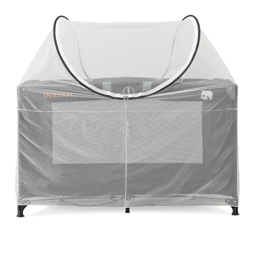 Deryan Campingbed Mosquito Protector/Reisebett Moskitoschutz, weiß