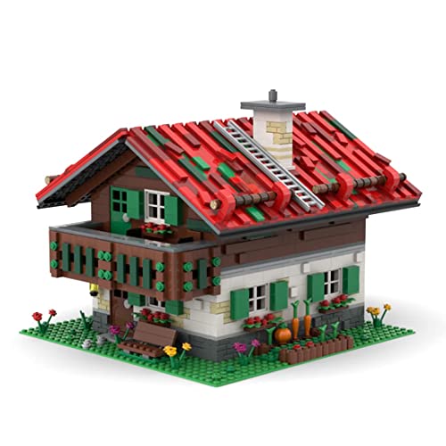 TYPIS Bausteine Haus, Bausteine Architektur Modell, Modulares Haus Bausteine Modell, MOC-55694 Bergbau Haus…