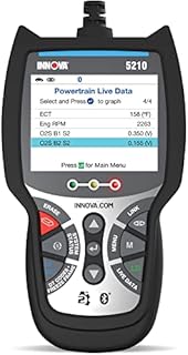 INNOVA 5210 - Newest 2022 OBD2 Diagnostic Code Scanner - Read/Erase ABS Codes, Reset Oil Lights, Live Data, Battery/Charging System Test