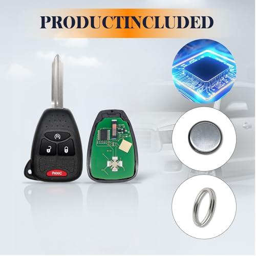 Télécommande Jeep Wrangler pour démarrage à distance clé 3 boutons Compass Patriot - 6