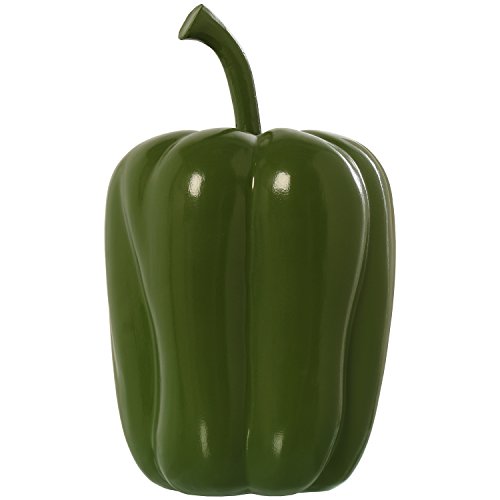 Piment vert céramique 40cm pour sublimer votre table de salle à manger
