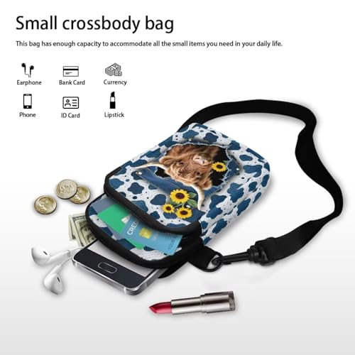 Image of Xpyiqun Small Crossbody Bag Women Phone Purses Sling Shoulder Handbag Cross Body Pouch Wallet Bags