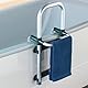 Maximex Secura Einstiegshilfe für die Badewanne, leichte Montage, belastbar mit bis zu 150 kg, aus strapazierfähigem Aluminium und stabilem Kunststoff, Silber
