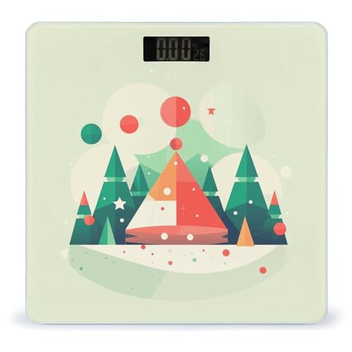 Báscula digital plana Landscape Flat Simple para baño miniatura 1