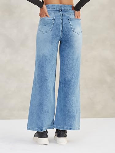 Image of Dolce Crudo High Rise Bootcut Jeans for Women