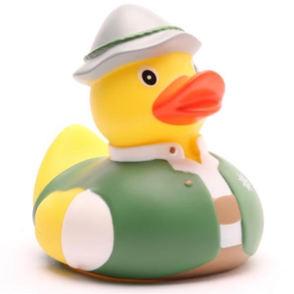 Duckshop Bath Duck Bavarian Schorsch I Squeaky Duck I L: 8.5 cm I Gift for Bavaria I Gift for Oktoberfest