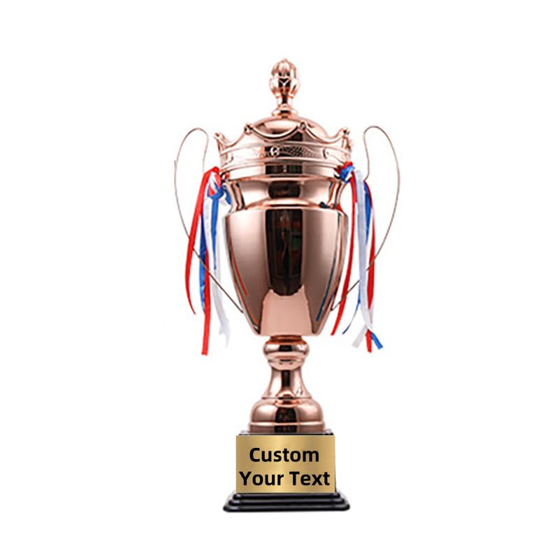 Customizable 17inch Trophy Cup -Gold, Silver and Copper Large Trophy for Sports,Tournaments,Competitions,Soccer Football League Match Trophy,Other Teamwork Award