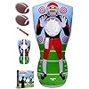 Inflatable Football Target Double Sided Toss Football Training Game with Mini Footballs Fun Kids Throwing Football Games for Indoors Outdoors Birthdays Camping Beach 65 Inch