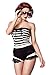 Price comparison product image High quality Retro Jersey Swimsuit from BELSIRA with stripes