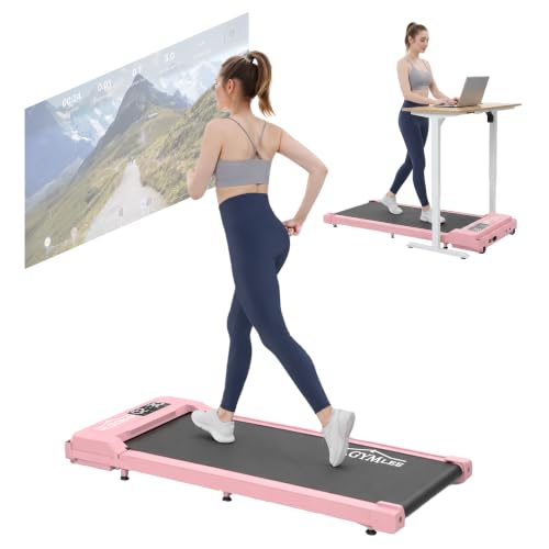 DR.GYMlee Walking Pad Laufband für Zuhause Untertisch Laufband 16 km/h leises Laufband bis 120KG mit APP & Fernbedienung 5-Schicht-Dämpfung kompakt & platzsparend