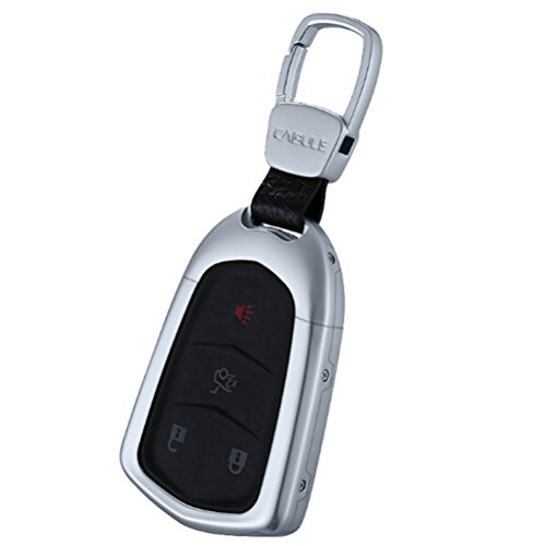 Coque de clé Cadillac XT5 XTS ATS étui gris anti-choc pour télécommande rayée