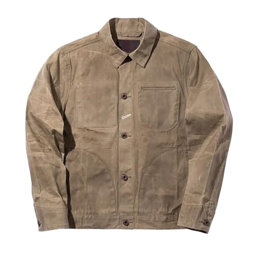 Heavyweight Waxed Canvas Workwear Jacket
