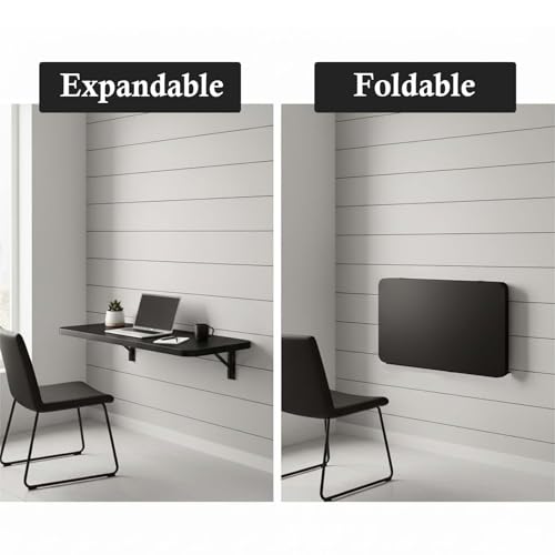 Solution de pliage polyvalente et table pliante murale 90x30 durable - 4